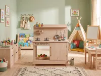 Matschküche Spielküche Juna naturbelassen Produktbild #3