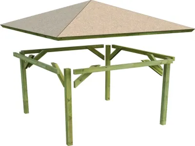 Pavillon Lissabon kesseldruckimprägniert Produktbild #7
