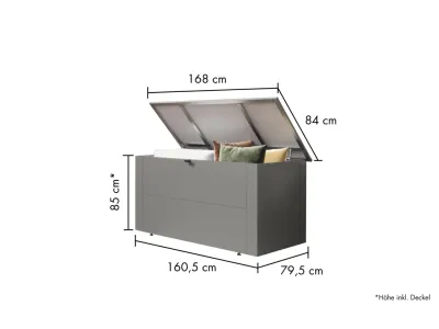 Metallbox "Himalia 2" graualuminium Produktbild #2