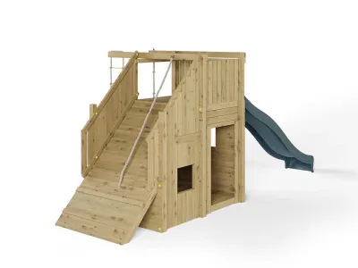 Spielturm Ramphouse KDI inkl. Rutsche grau Produktbild #5