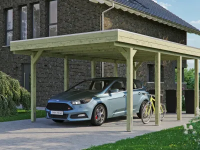 Einzelcarport Friesland Produktbild #1