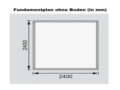Gartenhaus Talkau 4 28 mm naturbelassen Produktbild #4