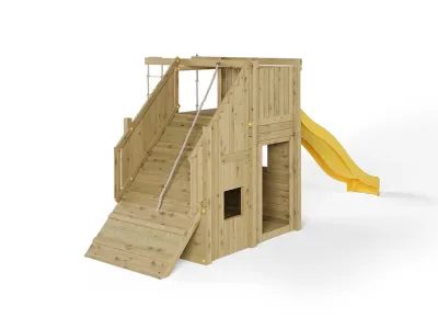 Spielturm Ramphouse KDI inkl. Rutsche gelb Produktbild #5