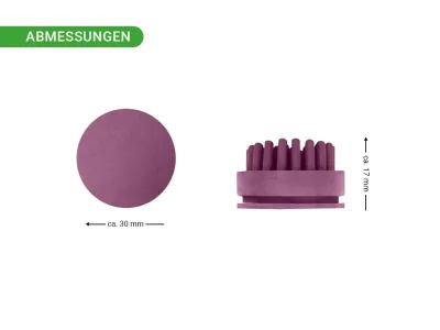 Bürsteneinsätze für Ringgummimatte-Schwerlast 23 mm Produktbild #4