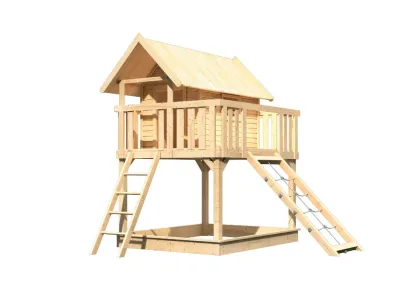 Stelzenhaus Fidel SET naturbelassen Produktbild #7
