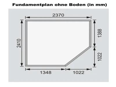 Gartenhaus Schwandorf 5 19 mm naturbelassen Produktbild #7