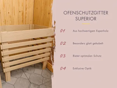 Karibu Saunahaus 73 mm,  Kero, Schwarz Produktbild #8