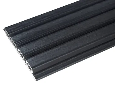 WPC 4-fach Rhombusprofil R219, Charcoal Produktbild #1