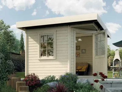 Gartenhaus Designhaus 213 Plus Gr. 2 natur Produktbild #1