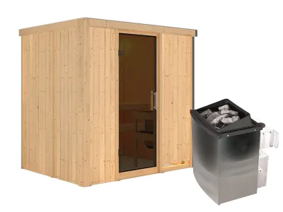 Sauna Systemsauna Bodin, inkl. 9 kW Ofen mit integrierter Steuerung Produktbild #13