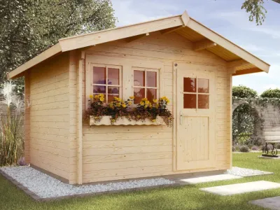 Gartenhaus 139 A Gr. 3 45 mm naturbelassen Produktbild #1