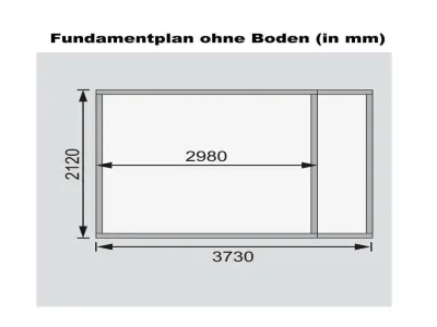 Gartenhaus SET Retola 5 19 mm naturbelassen, inkl. Anbauschrank Produktbild #7