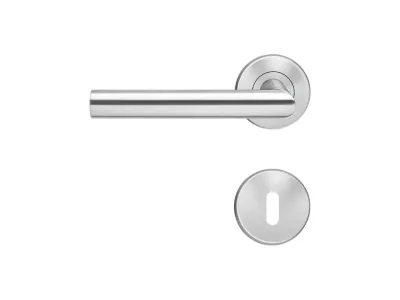 Türenset Elegance 02 Weißlack RAL 9010 - Türblatt, Zarge, Drückergarnitur Produktbild #7