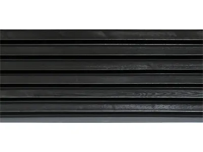 AluHolz Hybrid Außenpaneele Thermokiefer schwarz lackiert  Produktbild #7