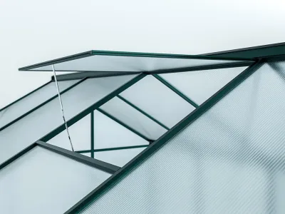 Gewächshaus Aluminium Garten Pflanzenhaus Alu Treibhaus Frühbeet mit Fundament Produktbild #11