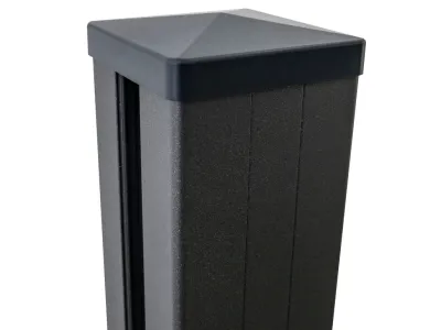 GJ-Alu-Steckzaunpfosten Anthrazit DB703 Produktbild #1