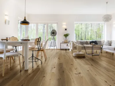 Parkett Eiche markant geölt Landhausdiele gebürstet Produktbild #3