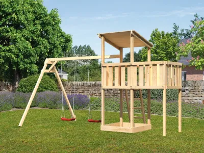 Spielturm Anna naturbelassen mit Varianten Produktbild #1