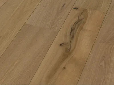Lindura Echtholzboden HD 400 Eiche authentic greige 8923 Landhausdiele Gebürstet Produktbild #1