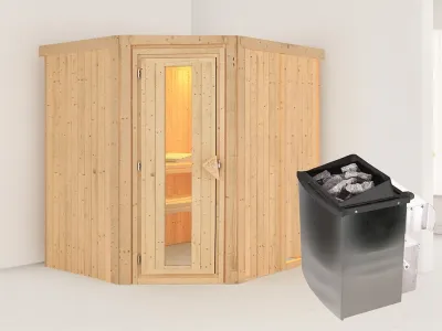 Sauna Systemsauna Siirin, inkl. 9 kW Ofen mit integrierter Steuerung Produktbild #16