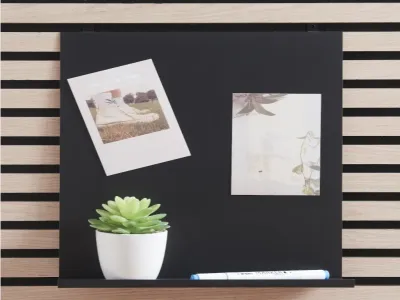 Magnettafel für Akustikpaneele Mattschwarz Produktbild #4