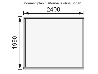 Gartenhaus Kolding 1 28 mm naturbelassen inkl. Anbaudach 2,4 m Produktbild #2