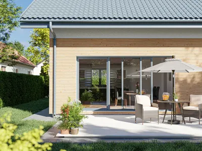 Fassade Doppelrhombusprofil Sibirische Lärche Produktbild #2