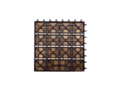 WPC-Fliese Teak geriffelt Produktbild #3