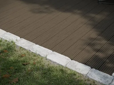 Terrassendielen WPC Premium dunkelbraun Produktbild #2