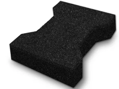 Gummiziegel 45 mm Produktbild #1