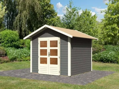 Gartenhaus Talkau 6 28 mm terragrau Produktbild #9