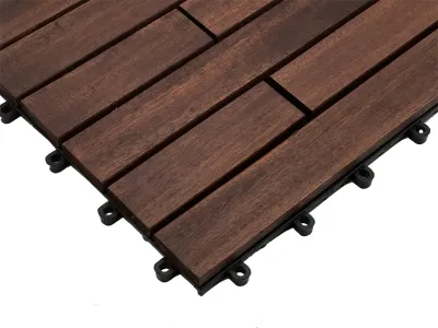 Terrassenfliese Akazie DUNKEL-geölt Produktbild #2