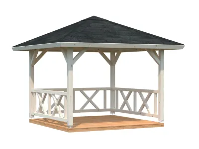 Pavillon Betty 9,0 m² naturbelassen Produktbild #2