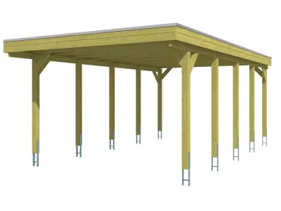 Einzelcarport Friesland Produktbild #2