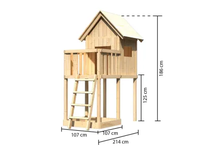 Stelzenhaus Frieda naturbelassen Produktbild #3