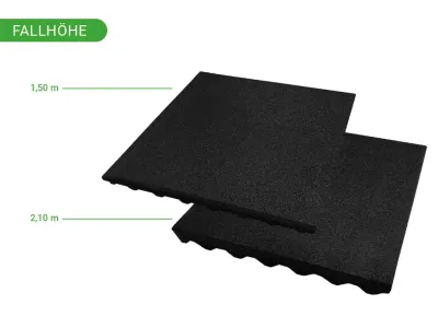 Fallschutzmatte 50x50 cm 25 mm stark Produktbild #5