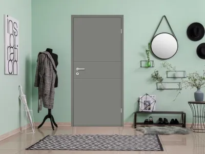 Wohnungseingangstür Mala 11 Lack Lavagrau RAL 7037 Produktbild #2