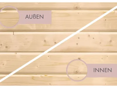 Sauna Elea mit bronzierter Glastür + 9 kW Saunaofen ext. Strg. Produktbild #13