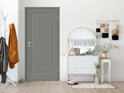 Wohnungseingangstür Cala 01 Lack Lavagrau RAL 7037 Produktbild #2