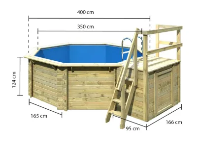 Holzpool 1 Set B naturbelassen Produktbild #5