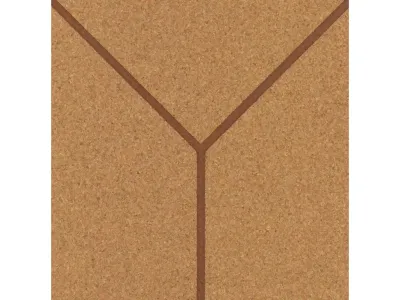 Kork Wandfliese GROOVY Terracotta mit CORKGUARD-Oberfläche Produktbild #3