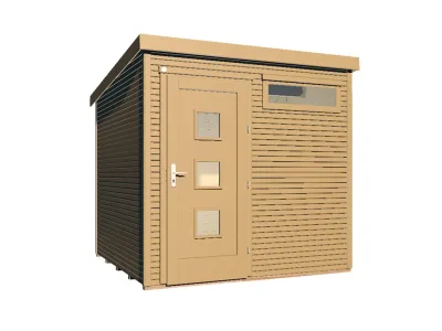 Gartenhaus Komfort 171 Gr. 2 28 mm naturbelassen Produktbild #2
