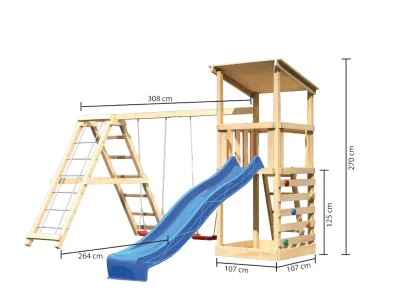 Spielturm Anna naturbelassen mit Varianten Produktbild #8