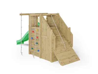Spielturm Ramphouse KDI inkl. Rutsche grün Produktbild #4