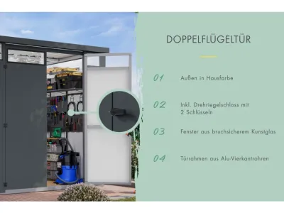 Metall-Gerätehaus "Østen 3,5" Produktbild #8