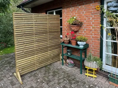 Stellfuß Standfuß für Zaunelemente KDI grün Produktbild #4