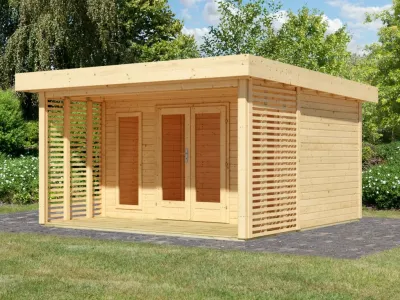 Gartenhaus Chione 38 mm naturbelassen Produktbild #6