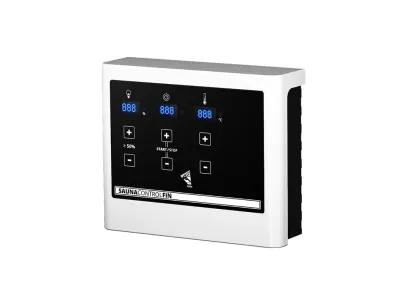 Sauna Massivholzsauna Mia mit Dachkranz, inkl. 9 kW Bio-Ofen mit externer Steuerung Produktbild #9
