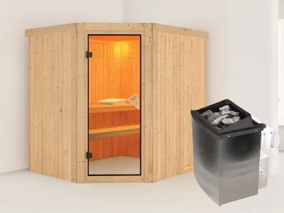 Sauna Systemsauna Siirin, inkl. 9 kW Ofen mit integrierter Steuerung Produktbild #3