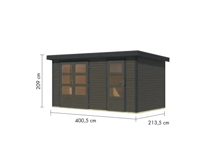 Gartenhaus Merkur 19 mm Produktbild #6